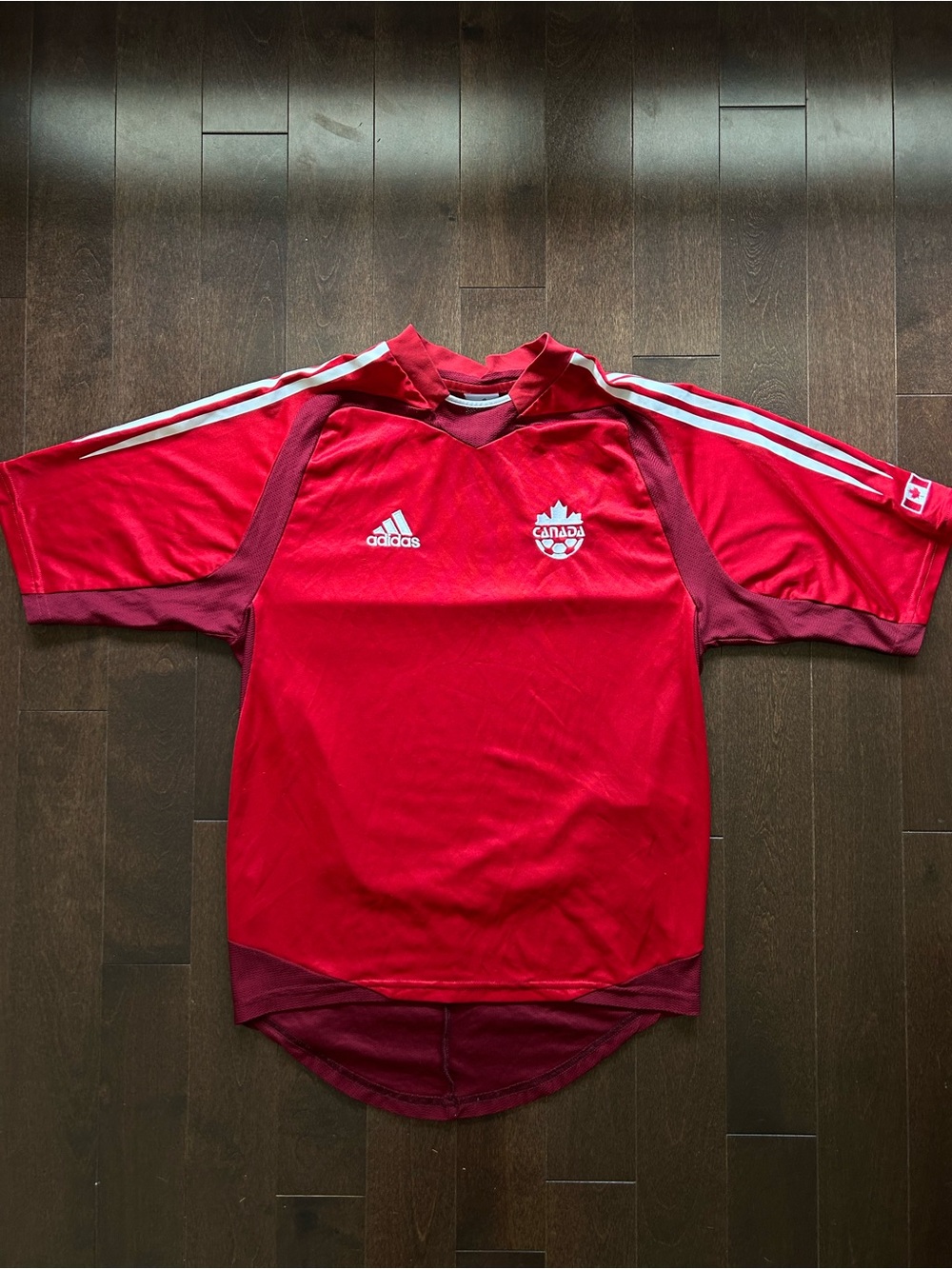 Vintage 2004 Adidas Canada Soccer / Football National Team Home Jersey Kit